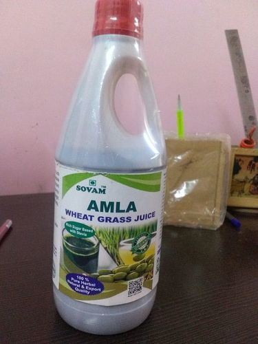 Amla wheatgrass juices