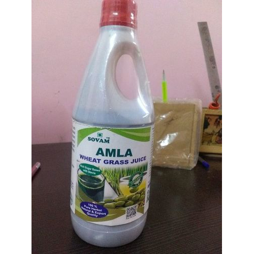 Amla wheatgrass juices