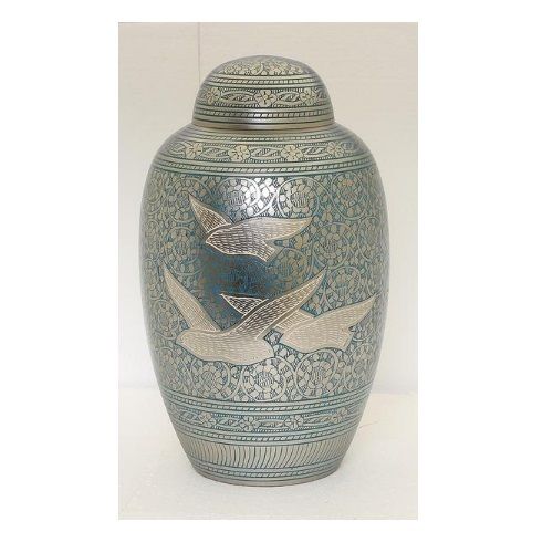 Blue Going Home Cremation Urn