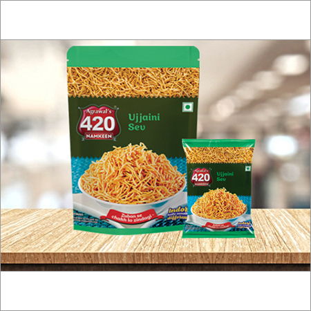 Ujjaini Sev - 150GM Pack | Little Spicy, Crispy Texture, Healthy Snack Option