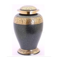 Brown Marble Design Cremation Urn