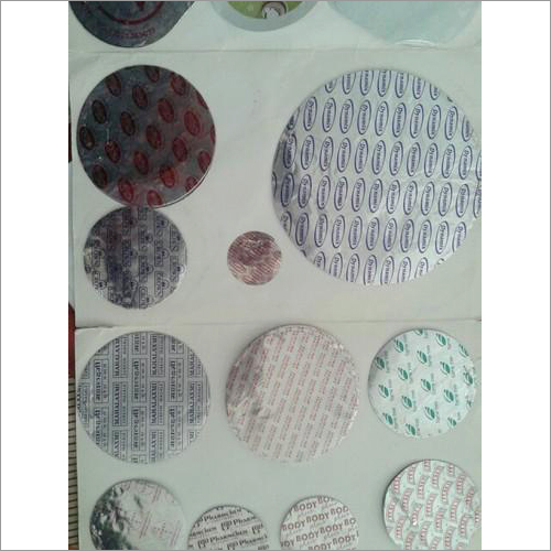 Printed Aluminum Jar Seal Printed Aluminum Jar Seal