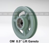 Round Belt Single Rope Pulley