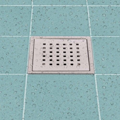 Stainless Steel Square Floor Grating With Pvc Trap