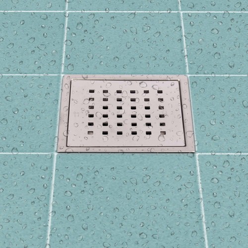 Square Floor Grating With pvc Trap