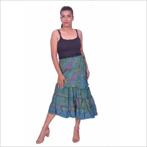 Ladies Printed Skirt By KINGCREATO EXPORTS