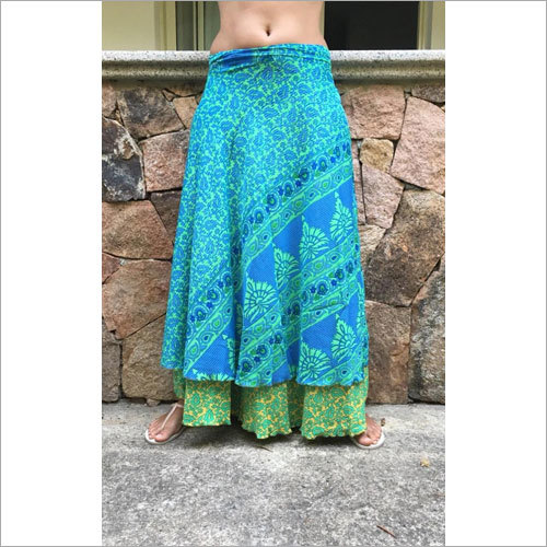 Ladies Printed Long Skirt