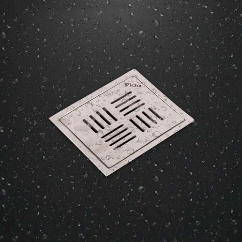 Floor Grating With Trap