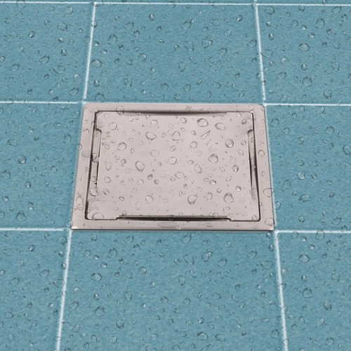Stainless Steel Bath Floor Grating With Trap