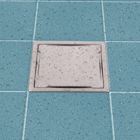 Bath Floor Grating With Trap - Metals Type: Stainless Steel