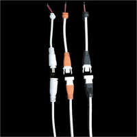 Connector - Plastic Material, 250-260 Volt Input Voltage , Black, White And Orange Color