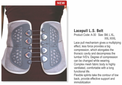 Tynor lacefull  L S Belt- S/M/L/XL - Pc no- A 30