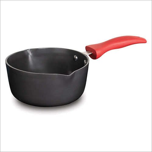 Metal Hard Anodized Tapper Sauce Pan