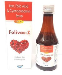 Iron Folic Acid Syrup - Liquid Formulation For Enhanced Iron Absorption | Supports Red Blood Cell Production, Ideal For Anemia And Pregnancy