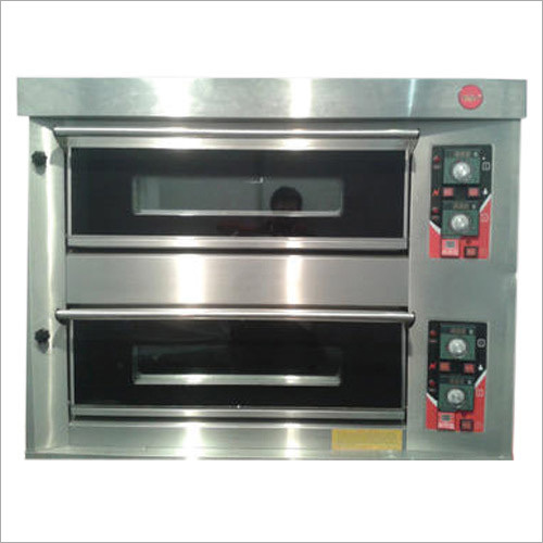 Tray Oven - Stainless Steel, 220-240 Voltage, Silver Color | Electric Deck Baking Oven
