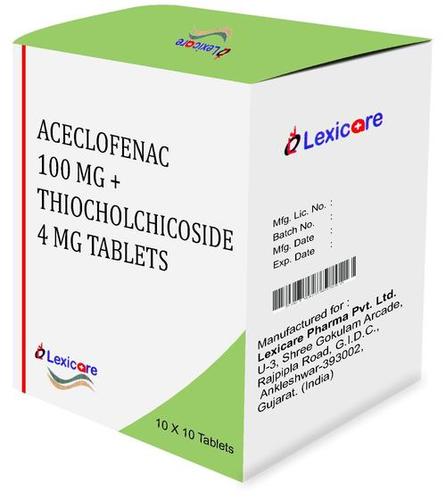 Aceclofenac  and Thiocholchicoside Tablets