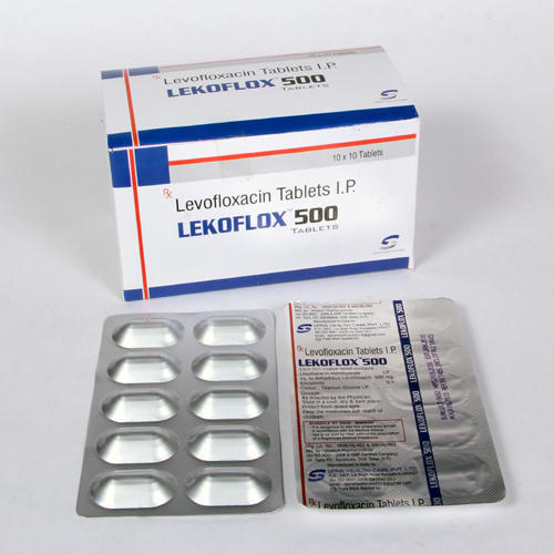 Levofloxacin Tablets - Oral Formulation for Bacterial Infections | Fluoroquinolone Antibiotic, Effective Against Pneumonia, Skin Infections, Urinary Tract Infections