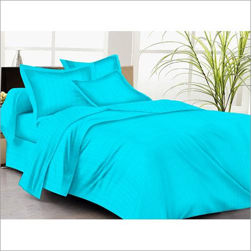 Sky Blue Bed Sheets With 2 Pillow Covers