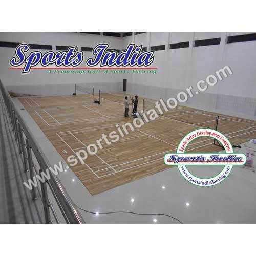 Badminton Wooden Court