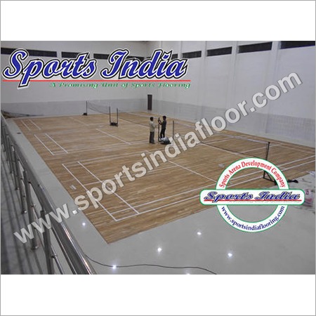 Badminton Court Flooring Installation