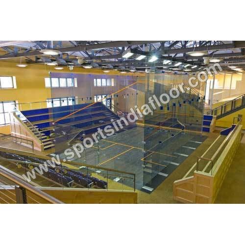 Squash Court Glass Wall System By SPORTS INDIA