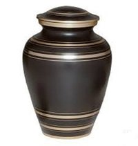 Classic Blue Clouded Cremation Urn
