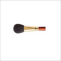 Brass Double Ferrule Tube - Natural Wood & Brass Material, 8 Inches Handle Length, 1.5 Inches Bristle Length, Round Shape