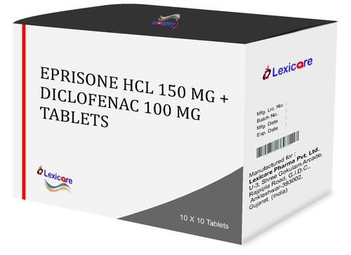 Eprisone HCL and Diclofenac Capsules
