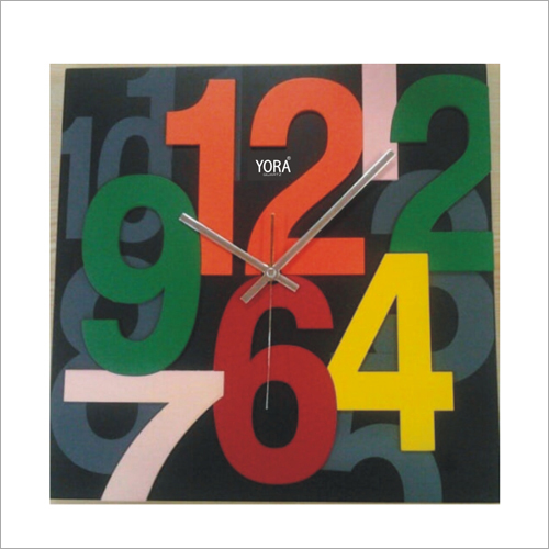 Glass Wall Clock By YORIS TIME INDUSTRIES
