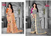 Daily Wear Georgette Print Sarees