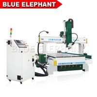 Vacuum Cleaning System Elecnc 1325 4 Axis Cnc Router Wood Carving Machine With Rotary Device