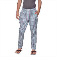 Dry Cleaning Turquoise Blue Checks Casual Pajama