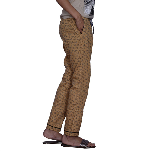 Dry Cleaning Golden - Floral Draw String Cotton Pajama