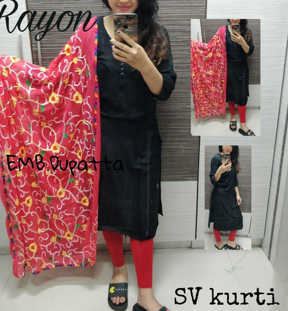 Designer Cotton Printed Kurtis