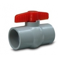 PP Ball Valve - Polypropylene, All Size, Grey | Smooth Surface Finish, Easy Installation, Compatible with Standard Pipes