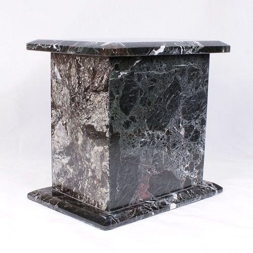 Polishing Black Tall Marble Urn