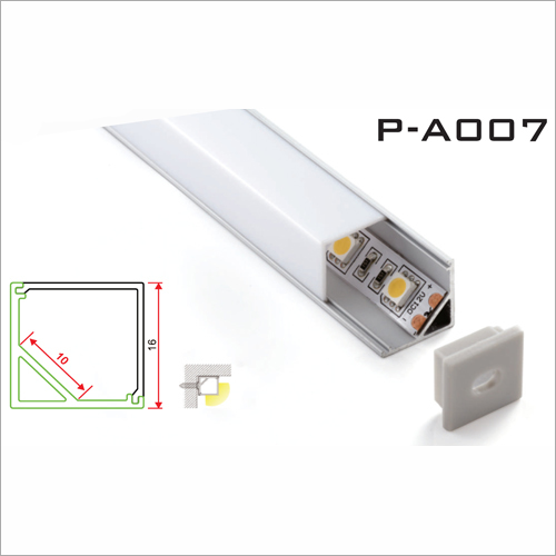 Aluminium RGB LED Strips Corner Profile