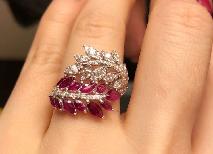 Diamond Ruby Ring