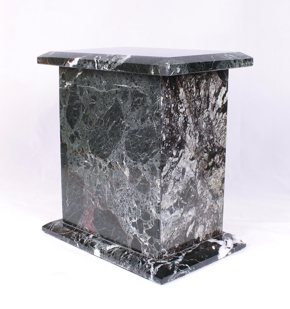 Onyx Marble Aluminum Urn