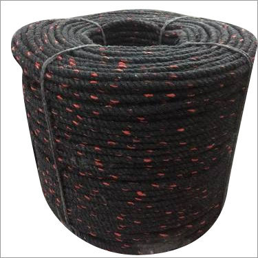 Black Colored Cotton Rope Coil