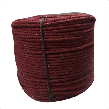 Red Coloured Cotton Rope Coil