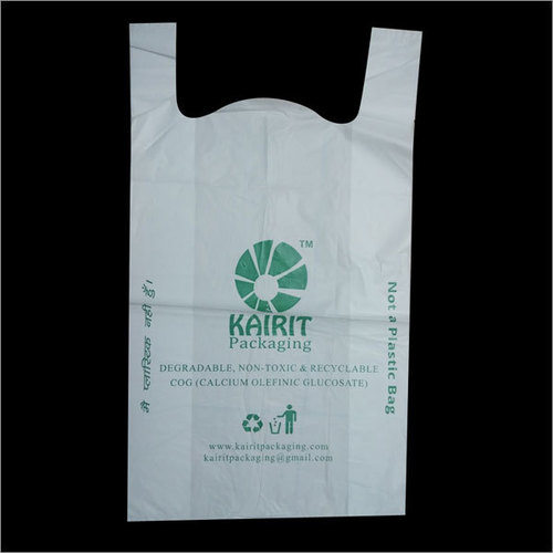 Degradable Bags - Other Material, White Color | Custom Print Type for Eco-Friendly Waste Management Solutions