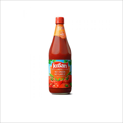 Red 1 Kg Kissan Tomato Sauce Bottle