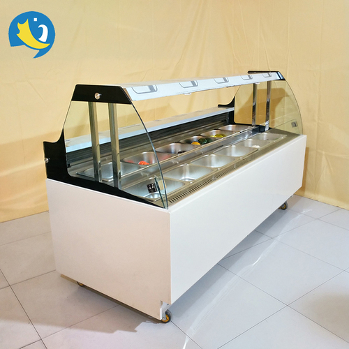 Bakery Display Glass Showcase Height: 1250 Millimeter (Mm)