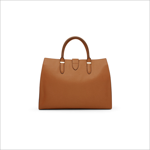 Brown Leather Ladies Handbag