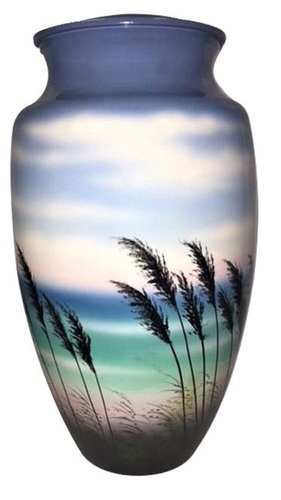 Sea Breeze Hand Painted Cremation Urn