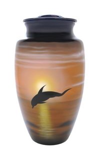 Sea Breeze Hand Painted Cremation Urn