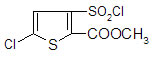 Methyl-5-chloro-3-chlorosulfonyl-2-thiophene carboxylate