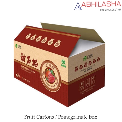 pomegranate packing box