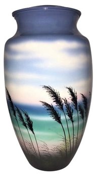 Sunset Sail Hand Painted Cremation Urn